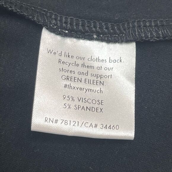 Eileen Fisher Womens Scoop Neck Stretch Jersey Shell Tank Top Black Size Medium - Picture 6 of 14